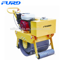 Compacteur vibrant de rouleau de tambour en acier portatif de rouleau de la route 200kg (FYL-450)